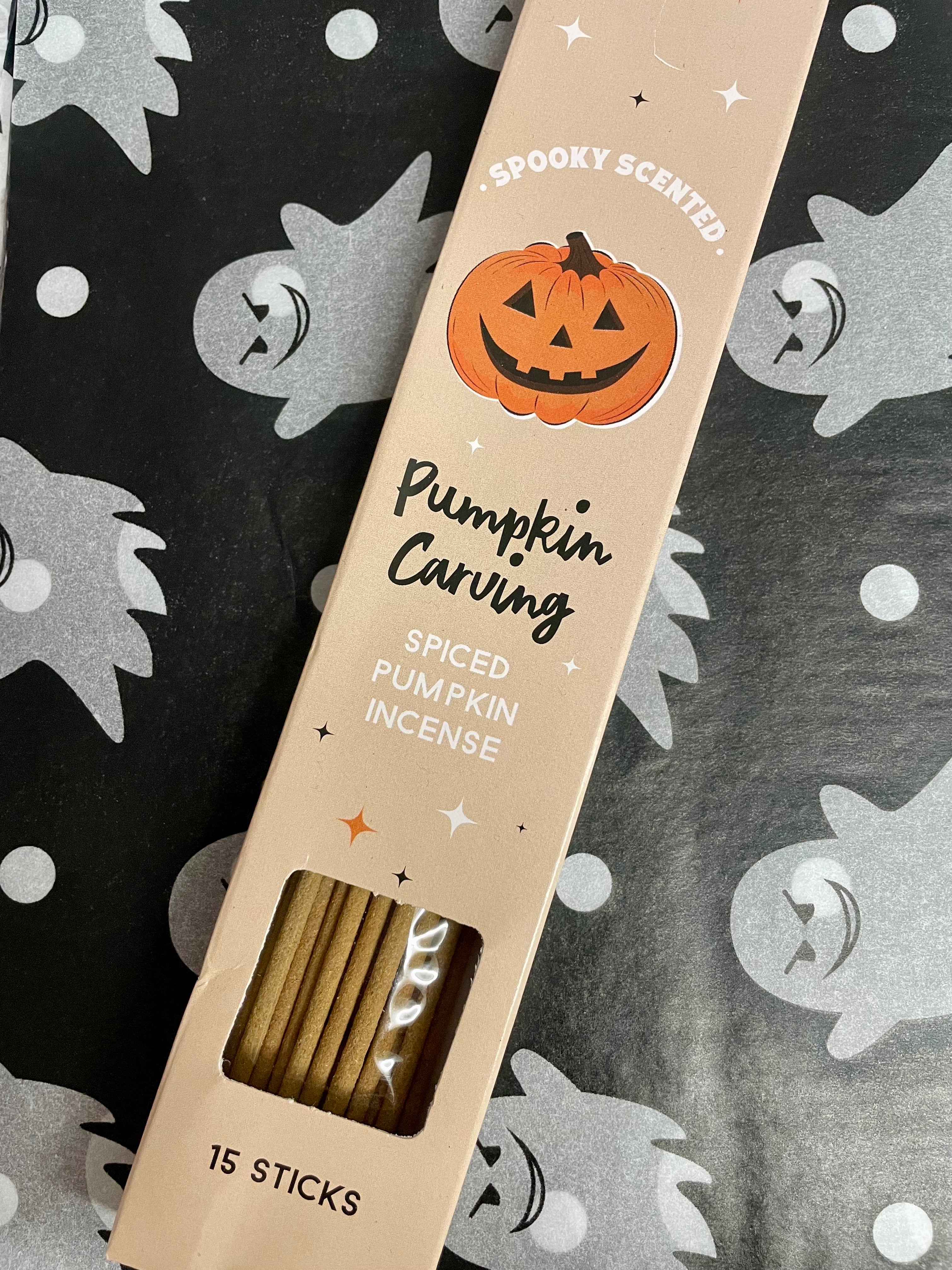 🎃 Pumpkin Carving Incense (15 Sticks) Glow Through It Rituals