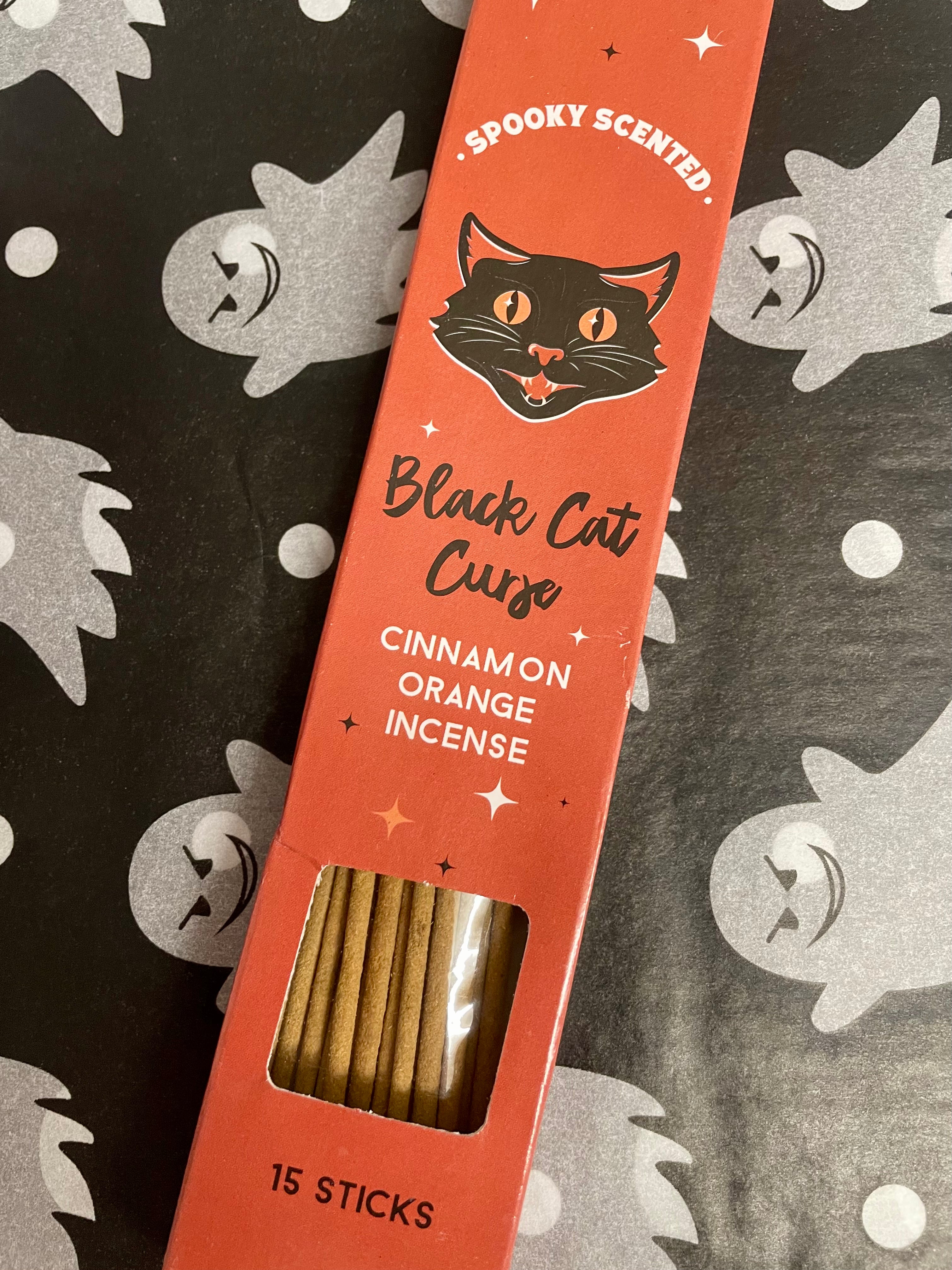 🐾 Black Cat Curse Incense (15 Sticks) Glow Through It Rituals