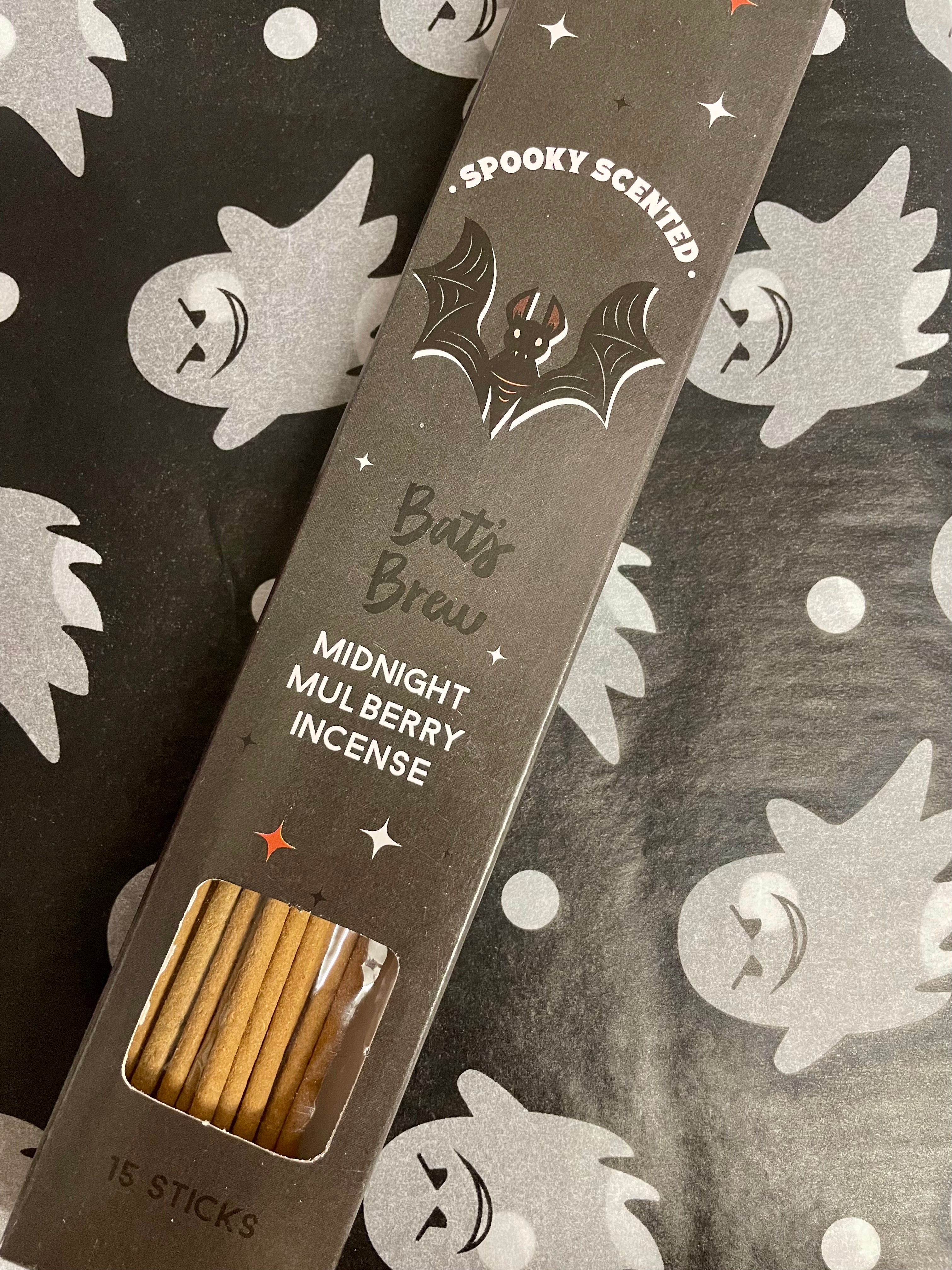 🦇 Midnight Mulberry Incense (15 Sticks) Glow Through It Rituals